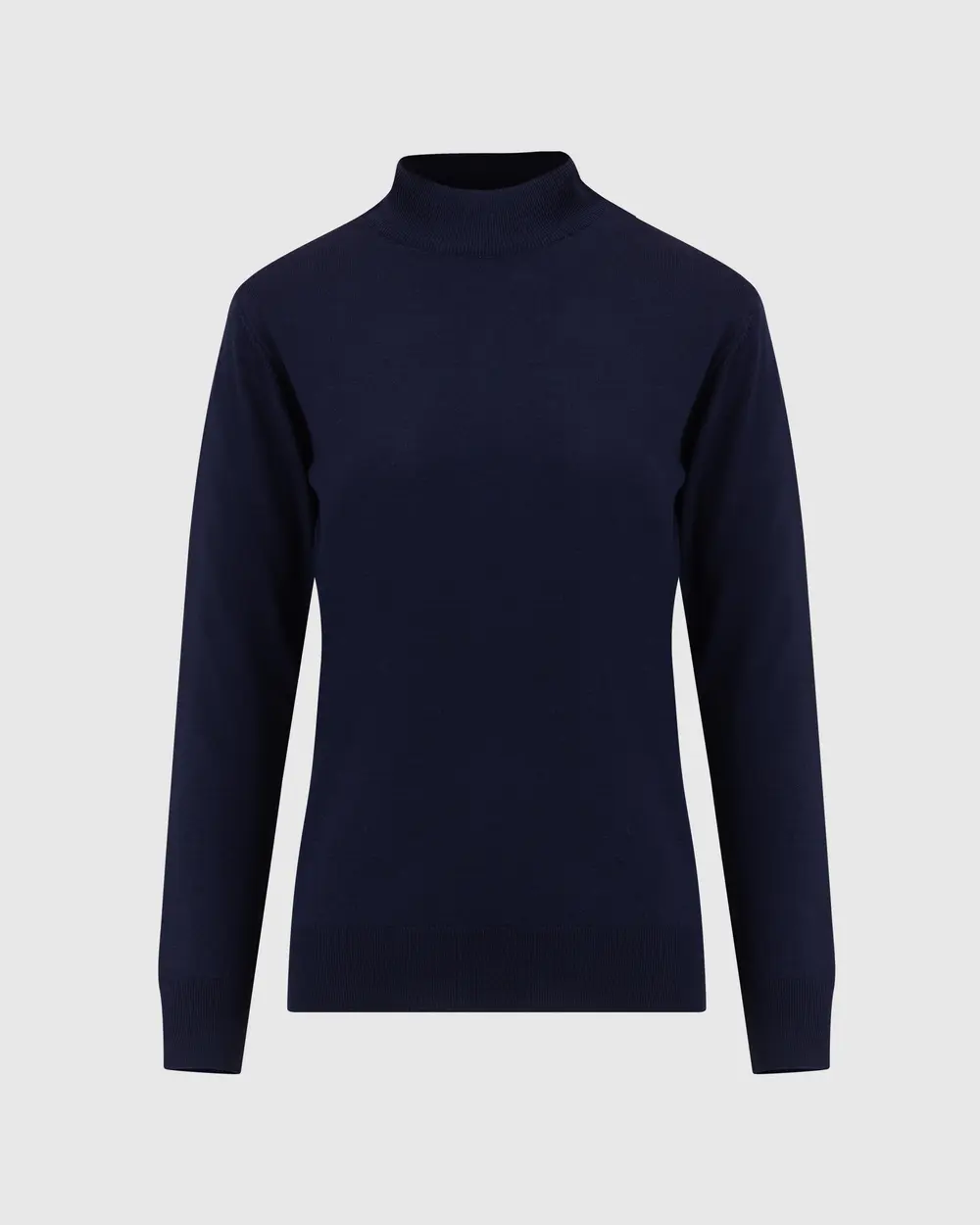 Half Turtleneck Waist Length Sweater