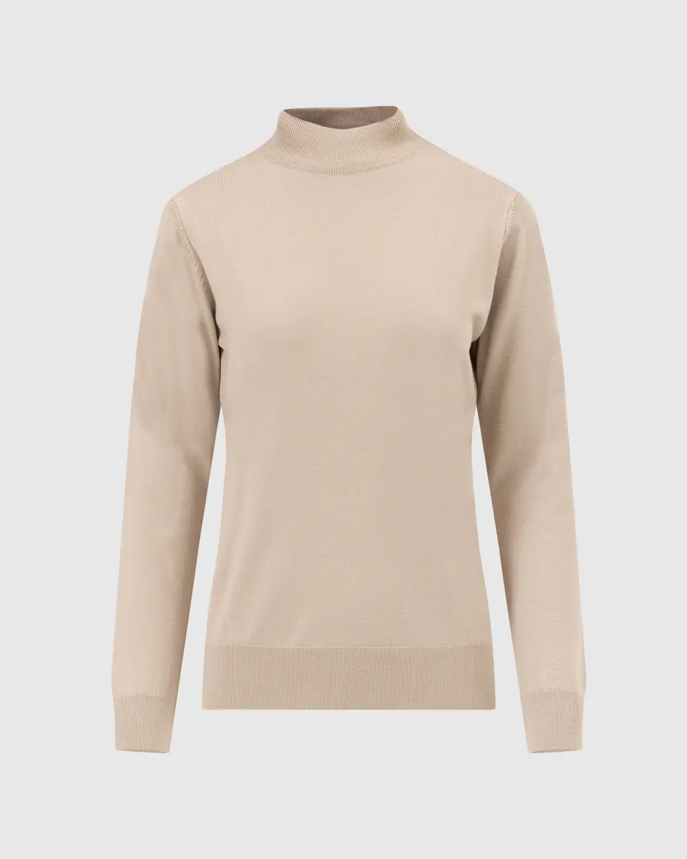 Half Turtleneck Waist Length Sweater