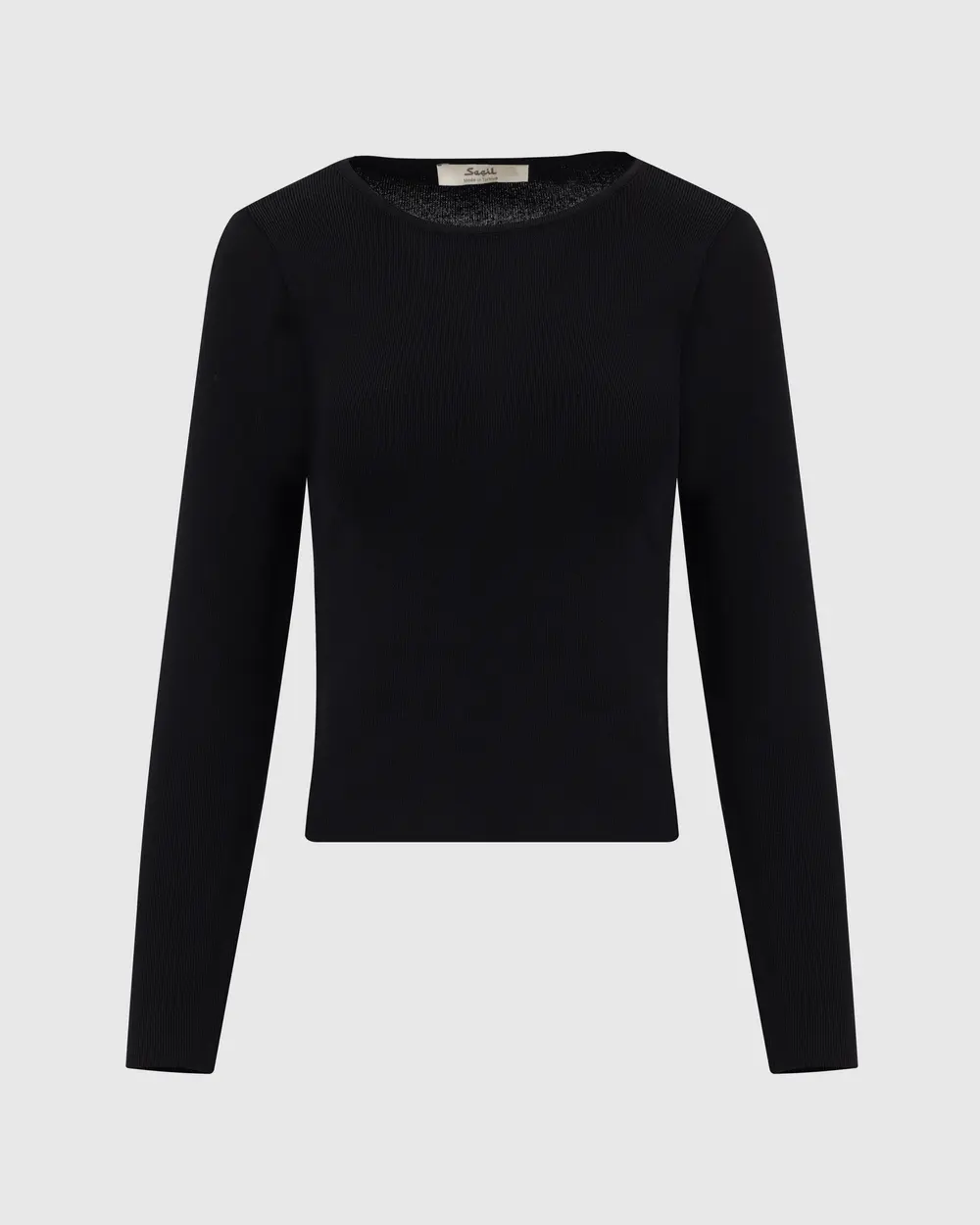 Zero Collar Waist Length Sweater