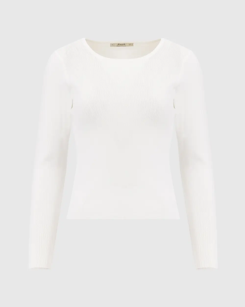 Zero Collar Waist Length Sweater