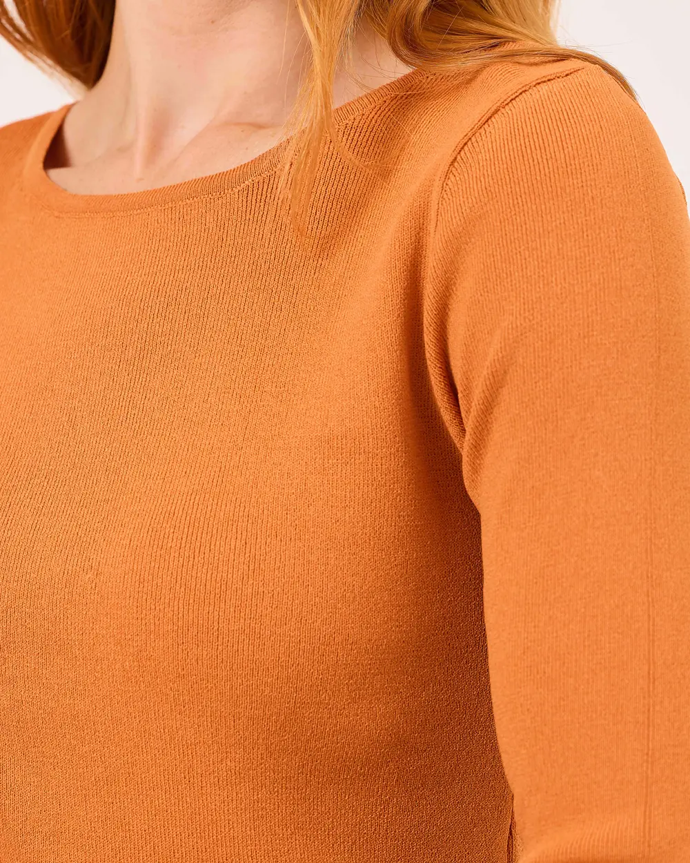 Zero Collar Waist Length Sweater