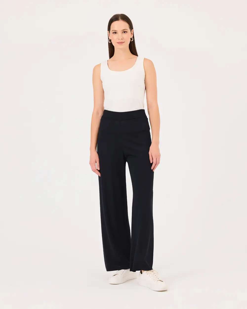 High Waist Wide Leg Pants