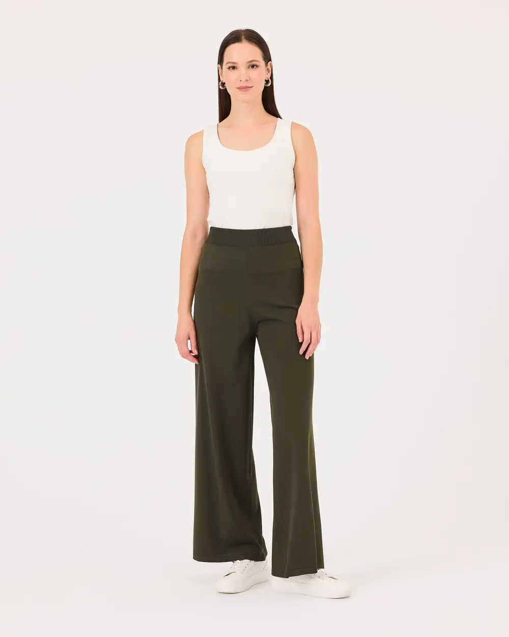 High Waist Wide Leg Pants