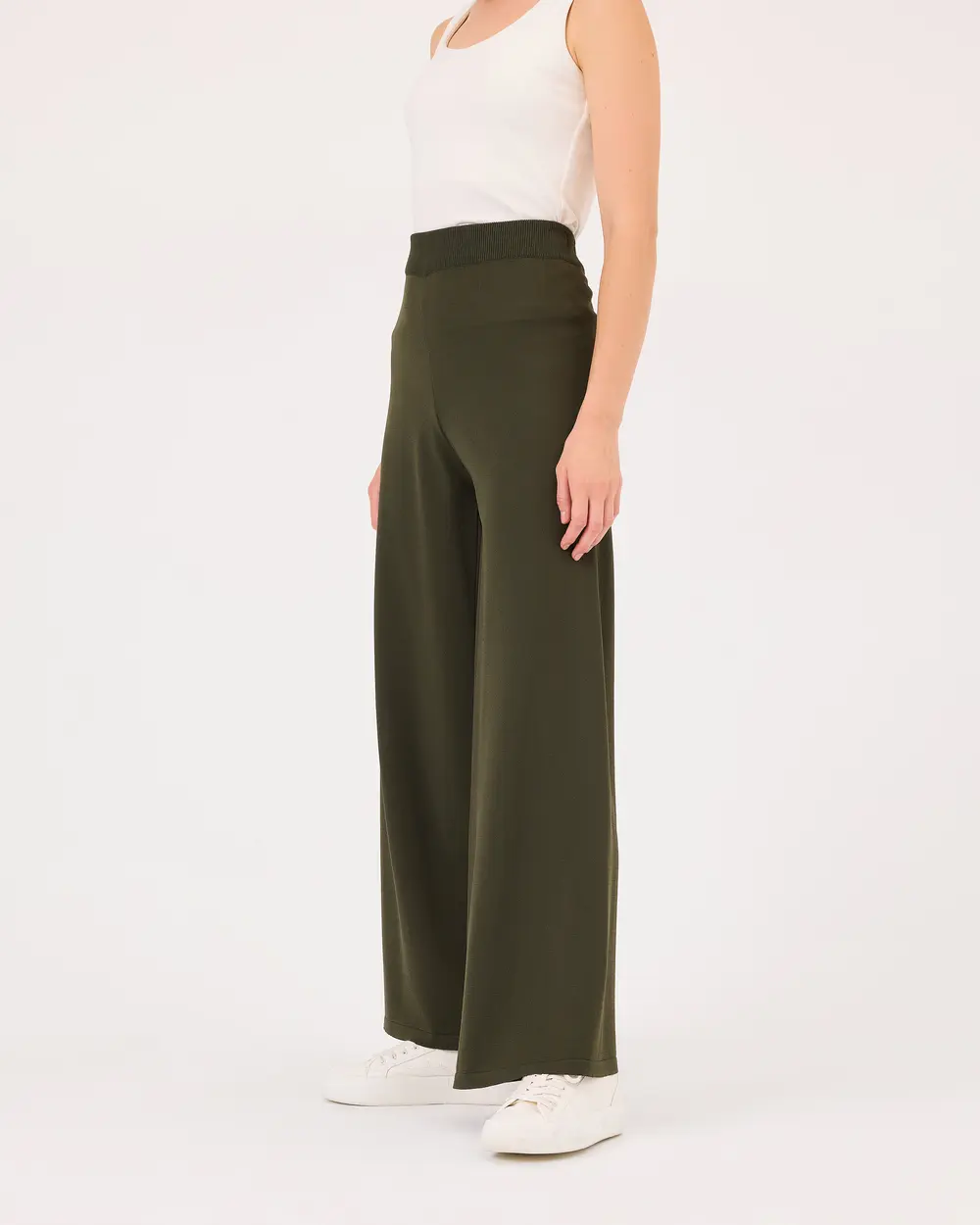 High Waist Wide Leg Pants