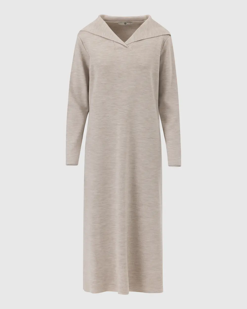 Long Sleeve Midi Length Sweater Dress