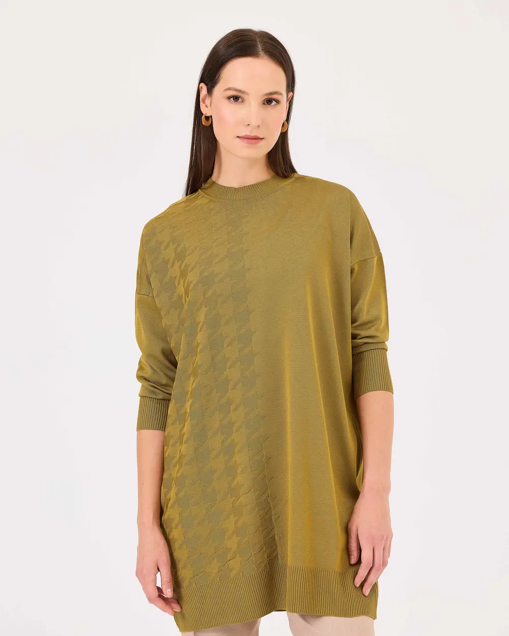 Round Neck Sweater Tunic