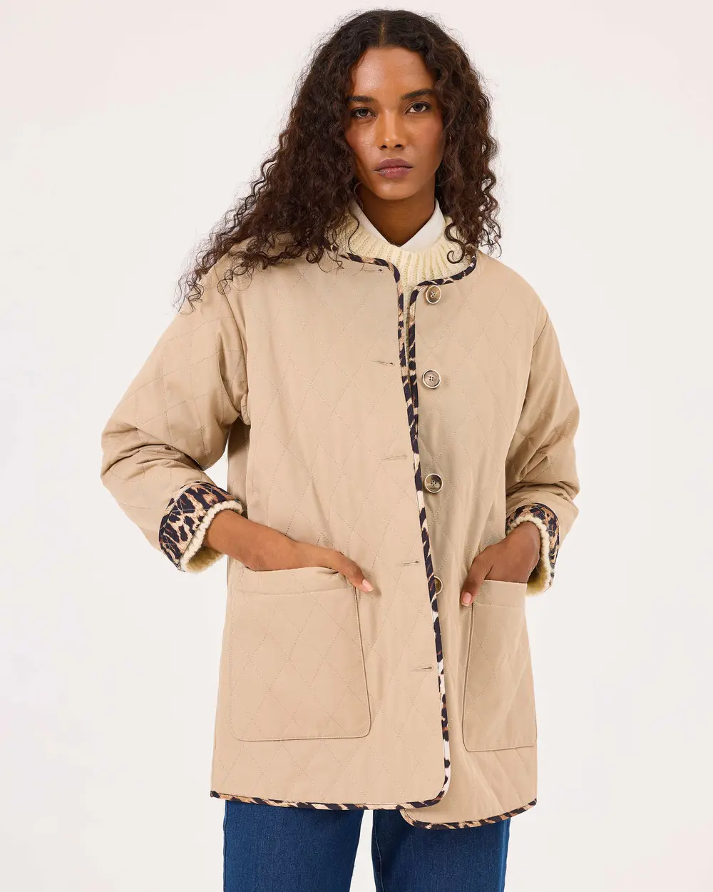 Double Side Pocket Trench Coat