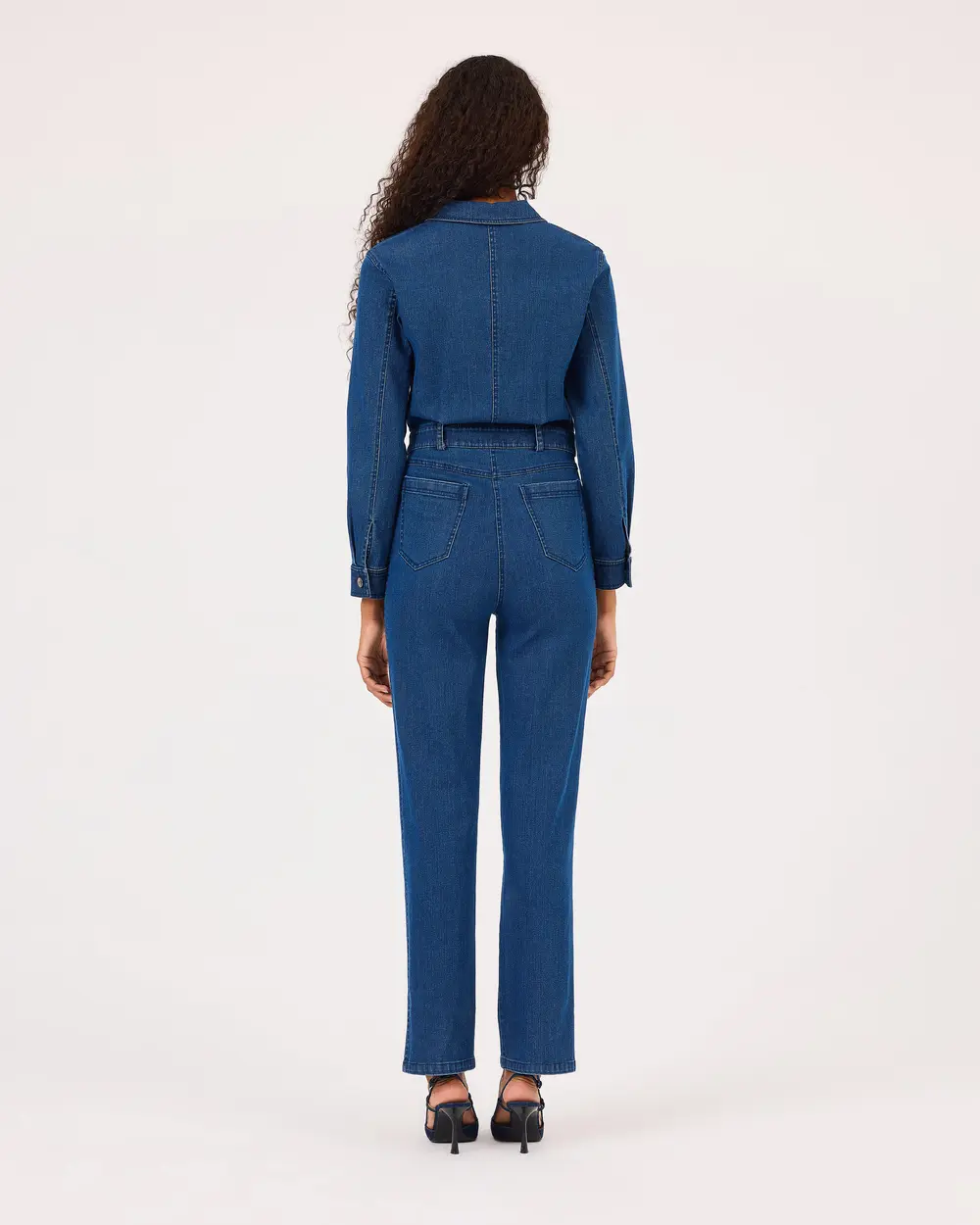 Jean Jumpsuit with Pockets