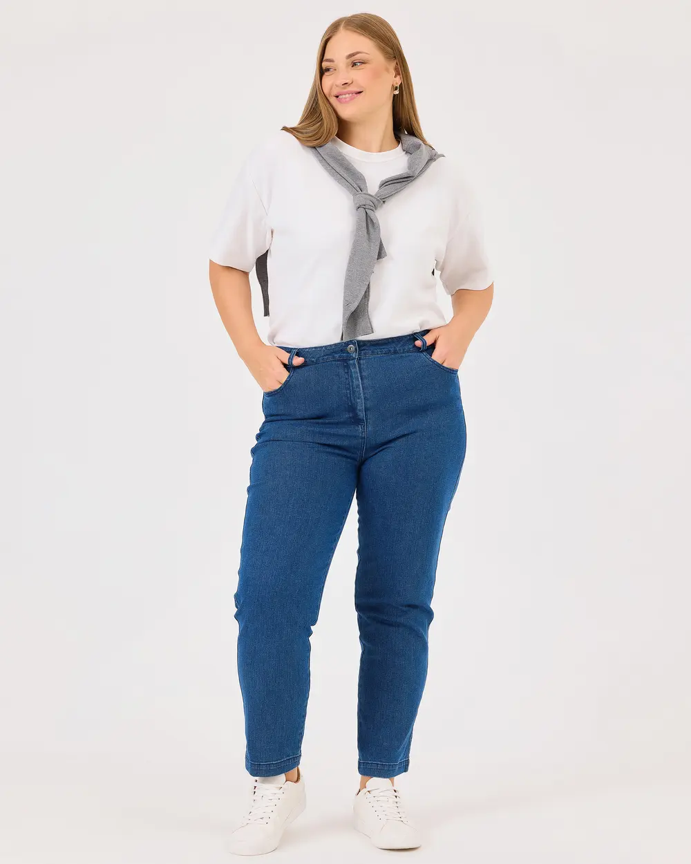 Plus size ankle jeans best sale