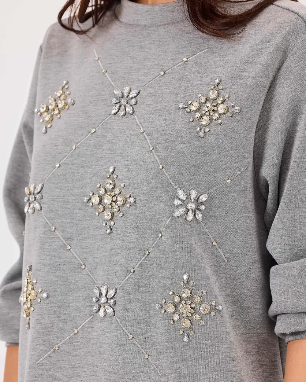 Round Neck Stone Sweatshirt