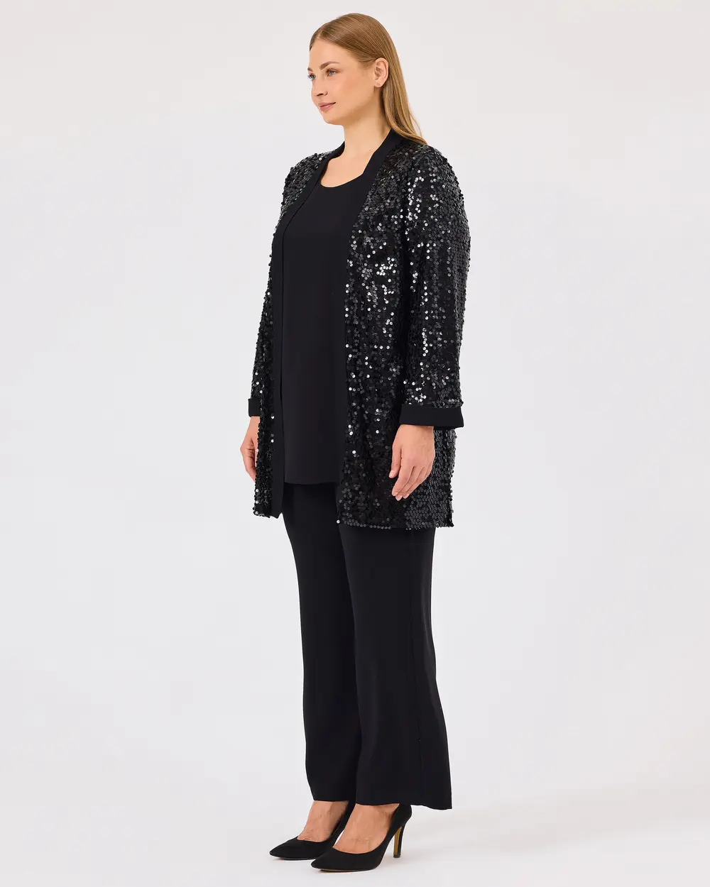 Plus size sequin evening jackets hotsell