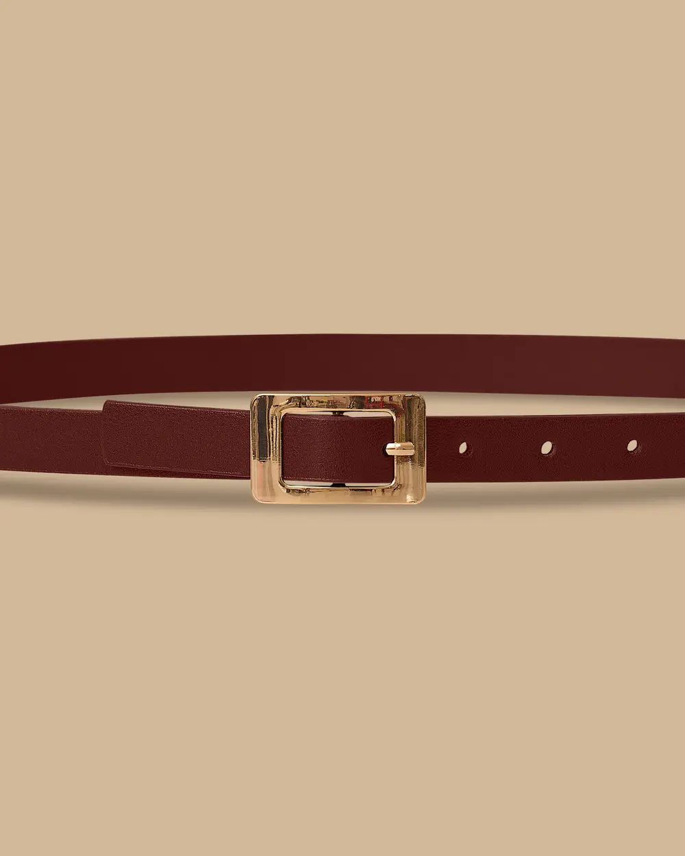 Kare Tokalı İnce Kemer