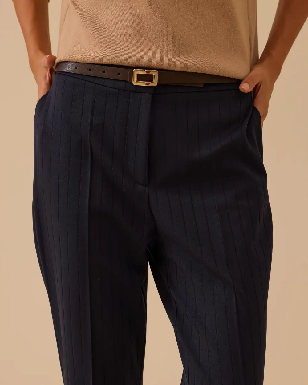 Dikdörtgen Tokalı İnce Kemer