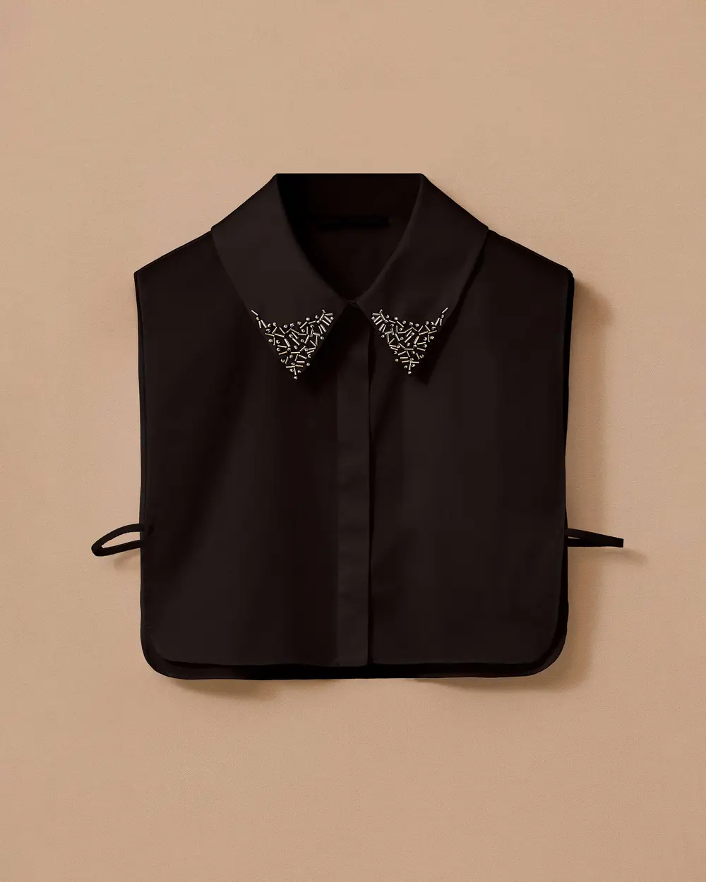 Stone Embroidered Detachable Collar