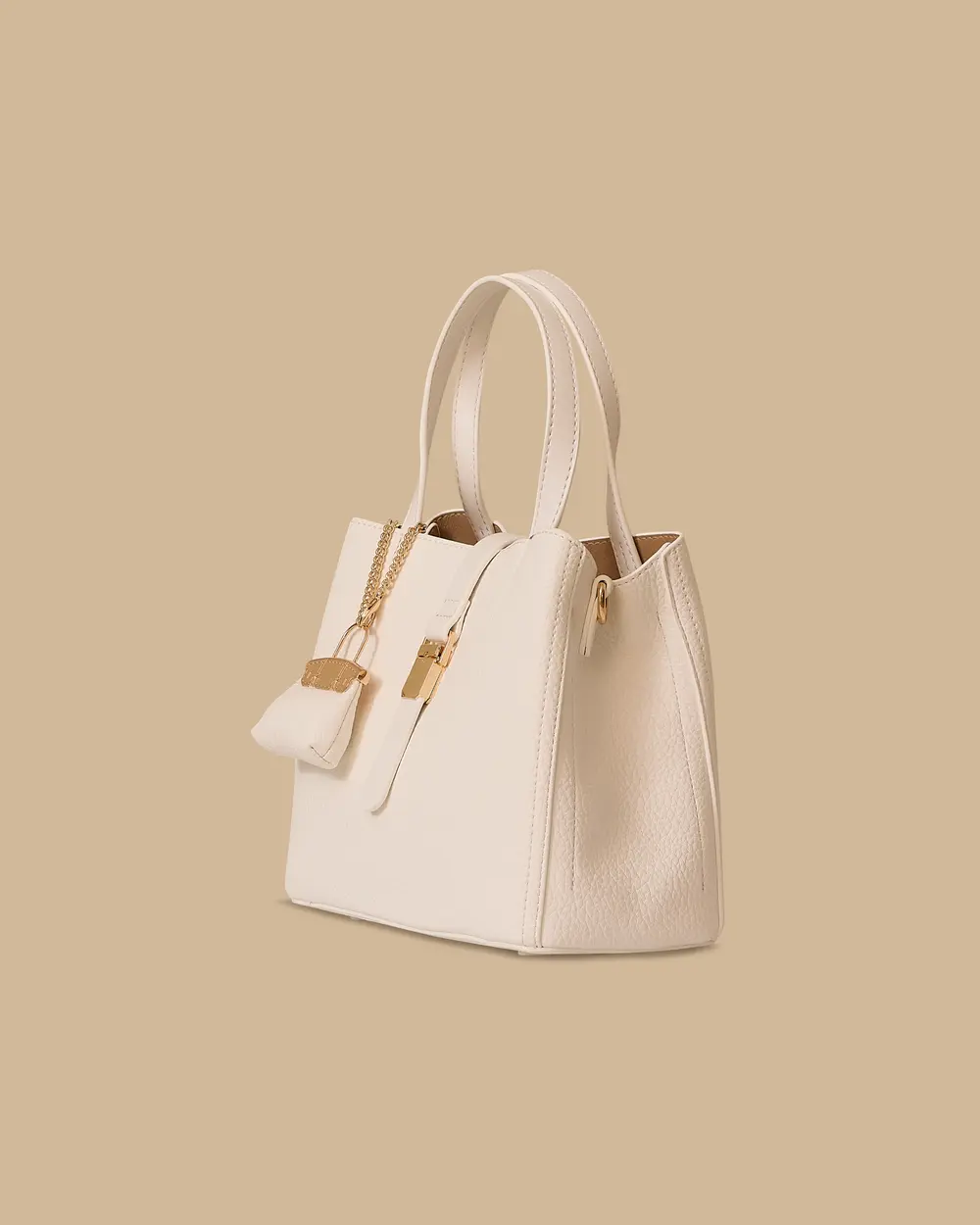 Accessorized Buckle Bag