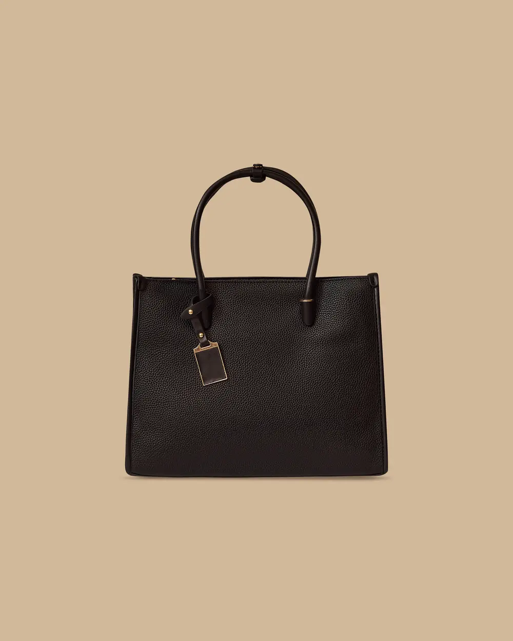 Faux Leather Shoulder Bag