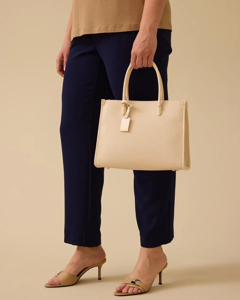 Faux Leather Shoulder Bag