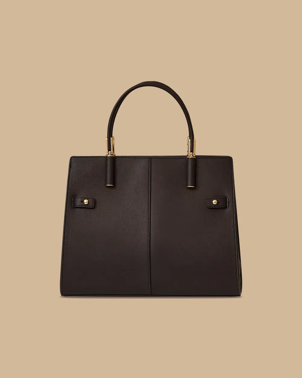 Faux Leather Classic Shoulder Bag