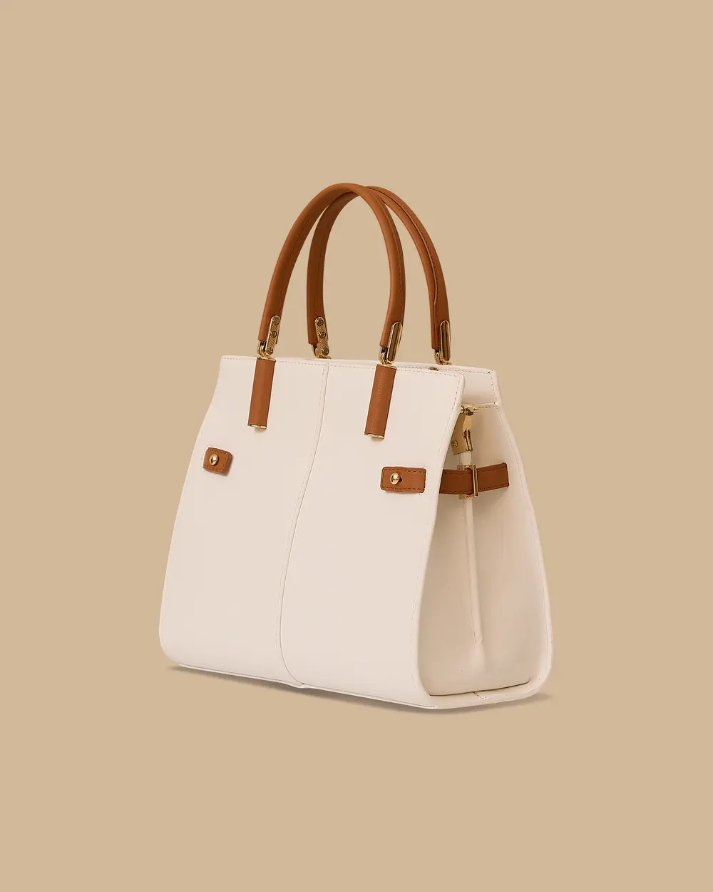 Suni Deri Klasik Omuz Çantası