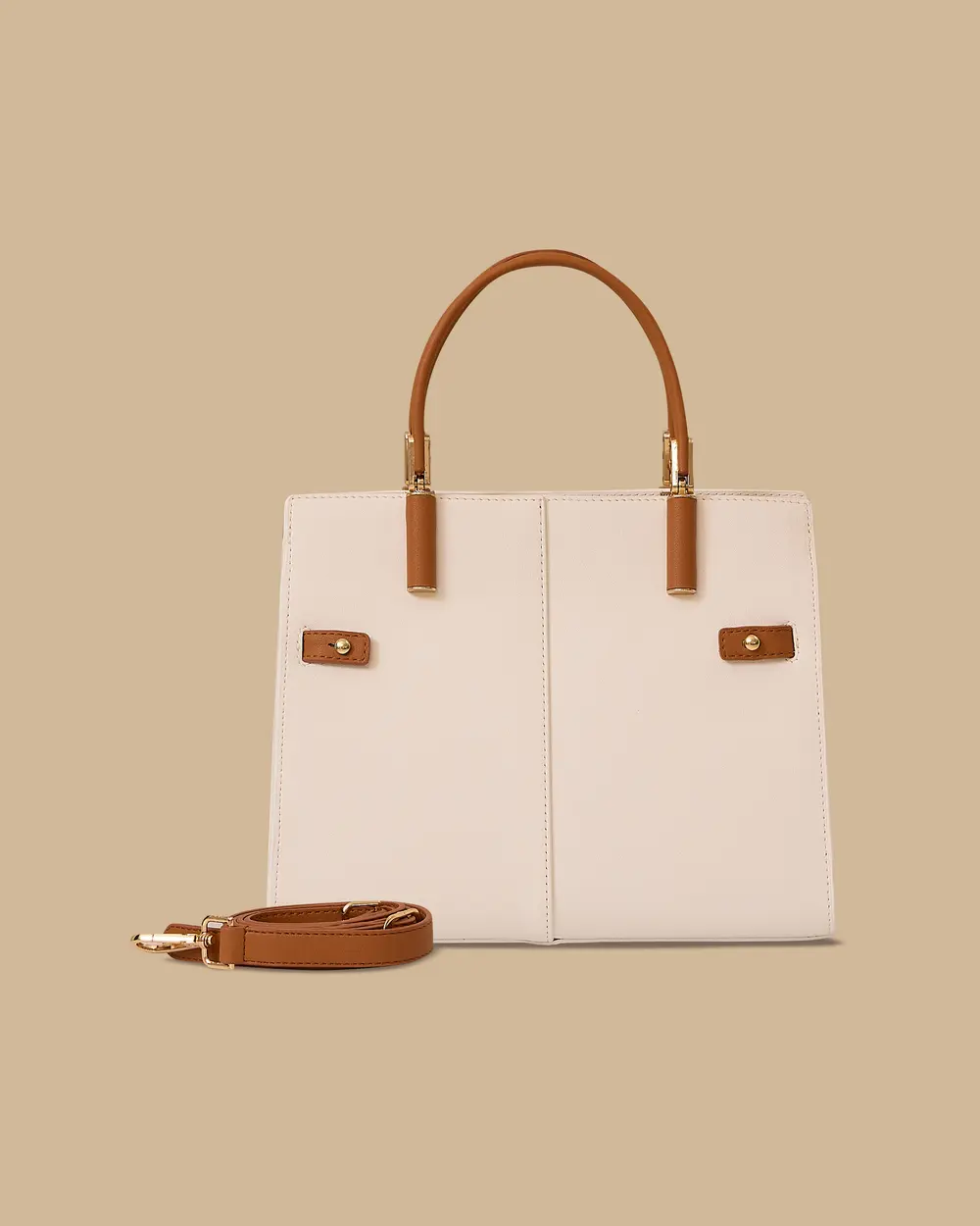 Suni Deri Klasik Omuz Çantası