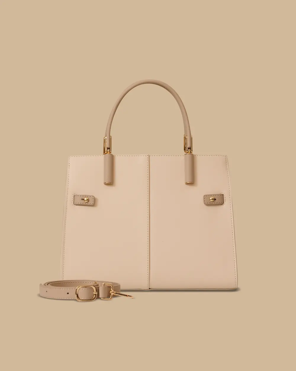 Suni Deri Klasik Omuz Çantası