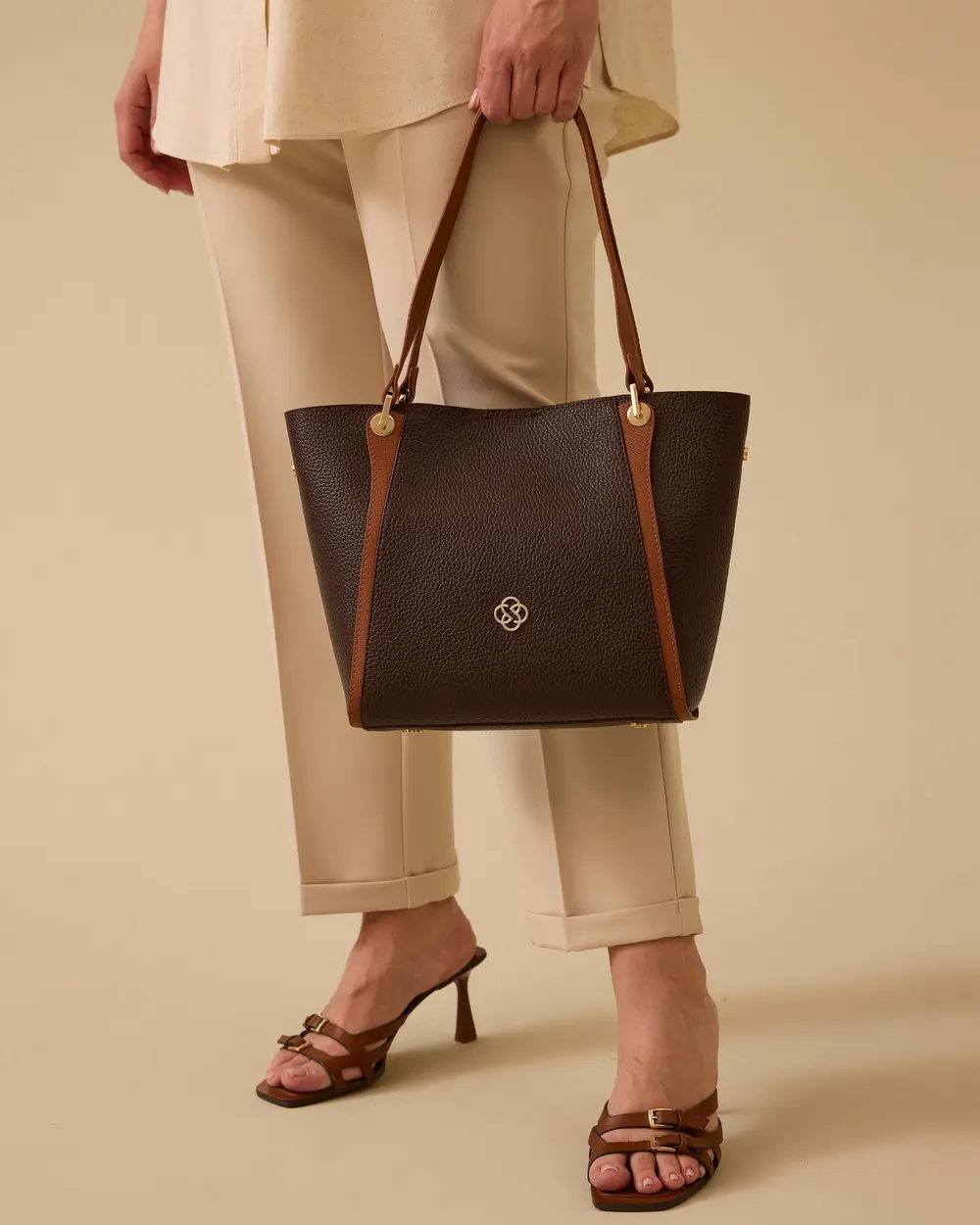 Shoulder Bag with Logo