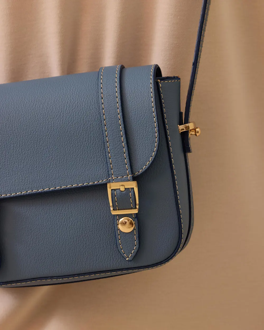 Crossbody Bag with Buckle