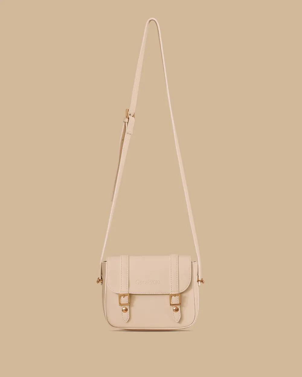 Tokalı Çapraz Askılı Çanta