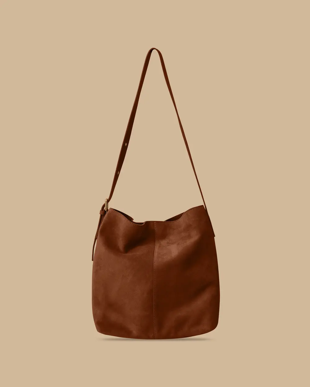 Large Volume Suede Shoulder Bag