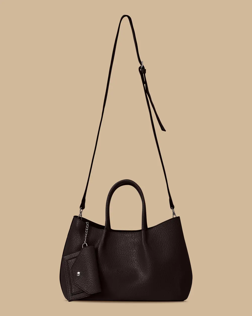 Cüzdan Detaylı Omuz Çantası