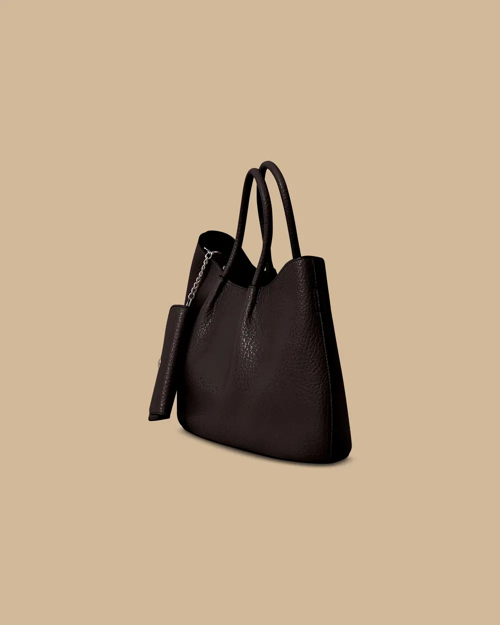 Cüzdan Detaylı Omuz Çantası