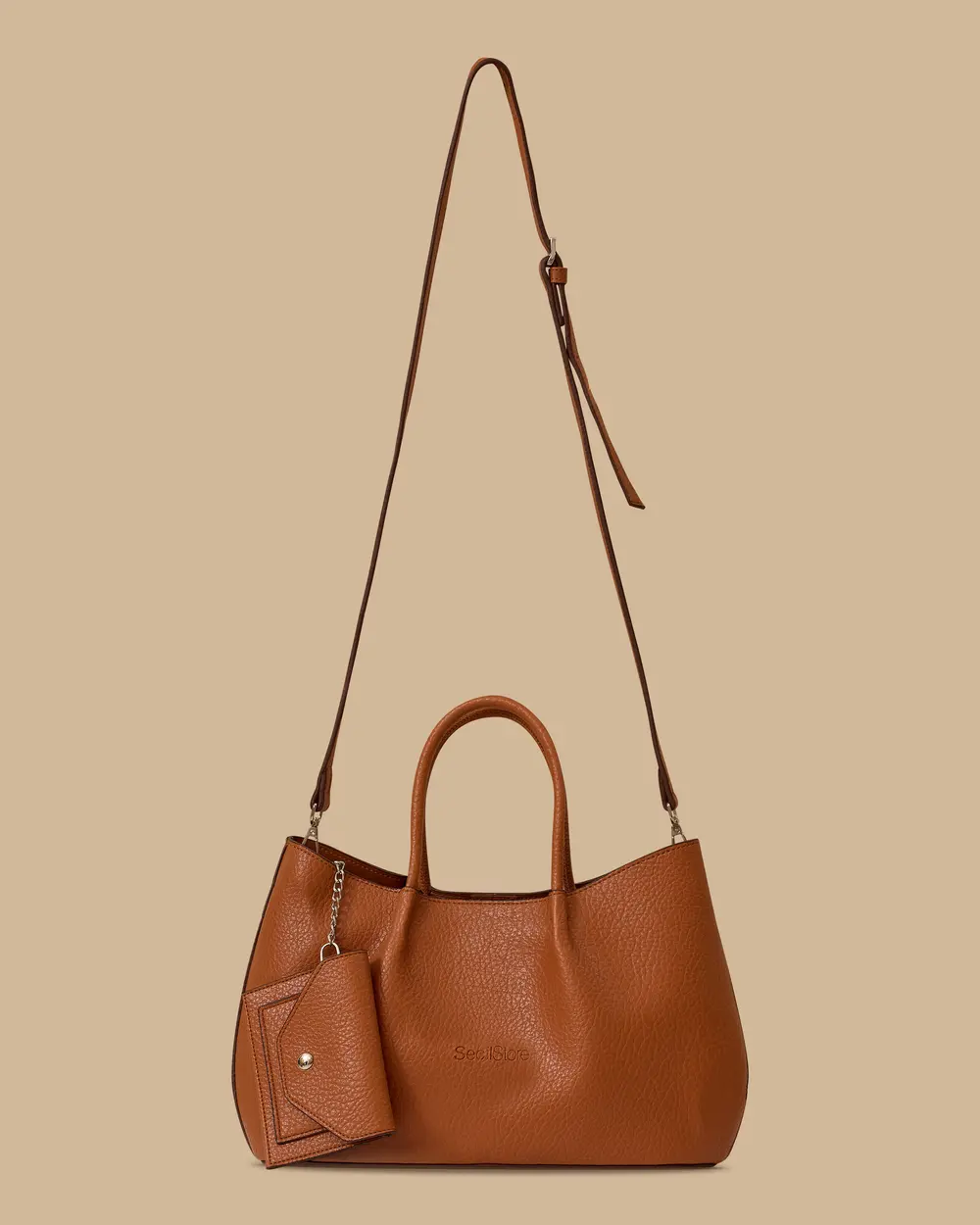 Cüzdan Detaylı Omuz Çantası