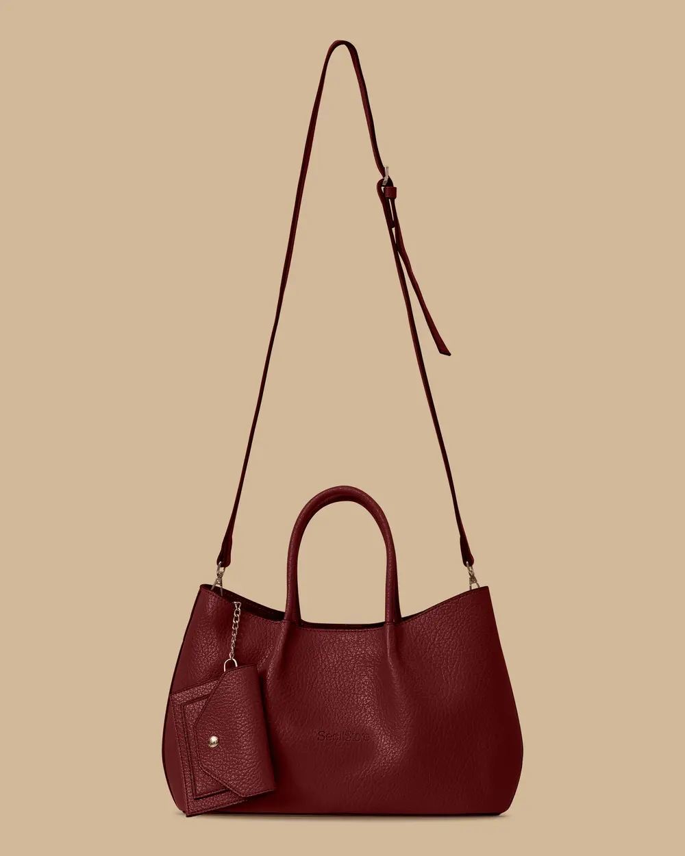 Cüzdan Detaylı Omuz Çantası