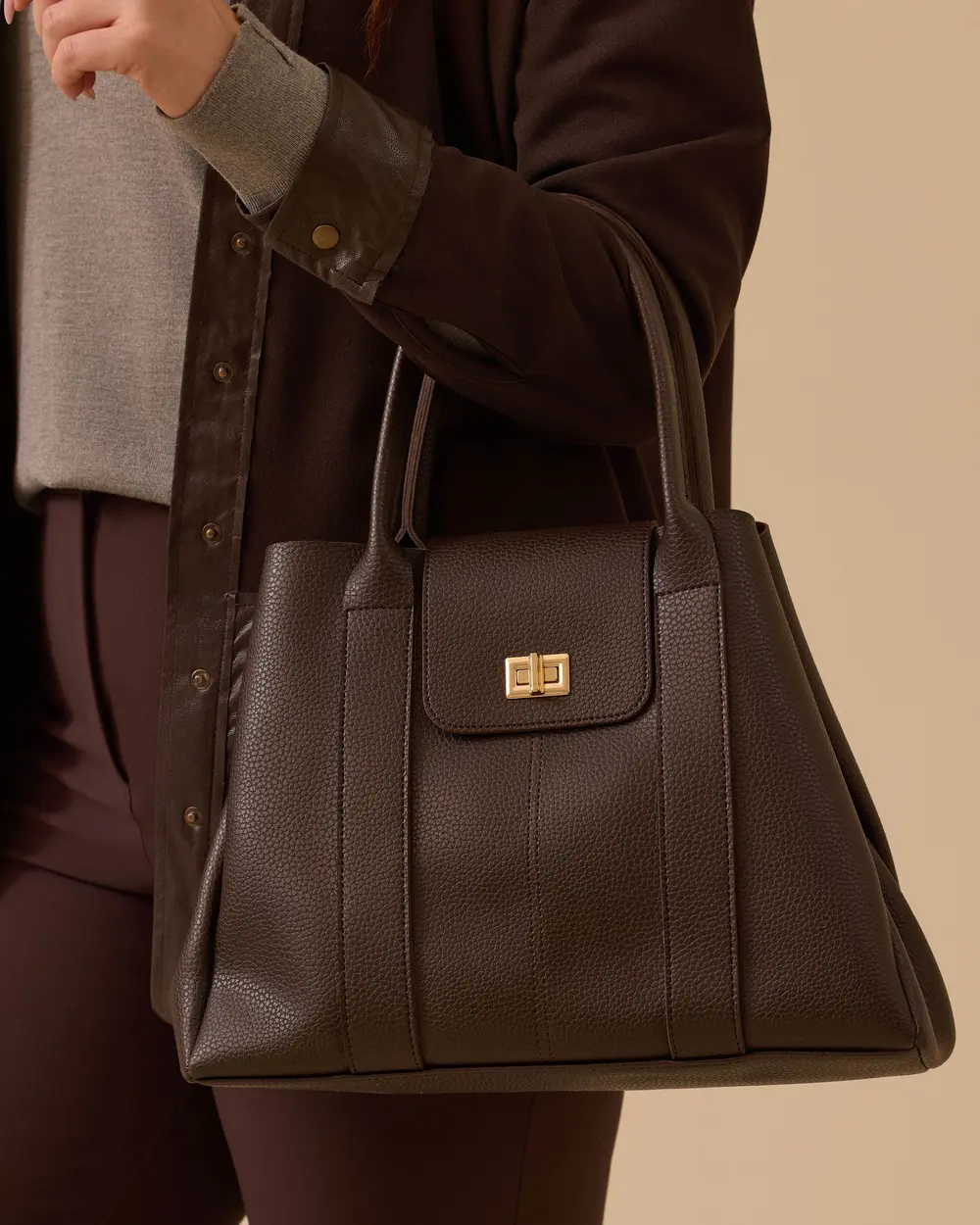 Çift Saplı Omuz Çantası