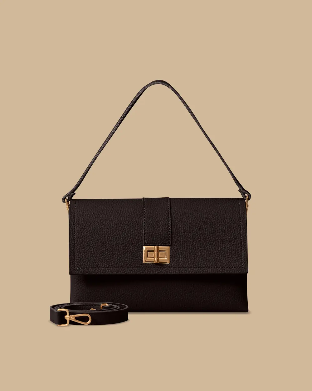 Gold Tokalı Omuz Çantası