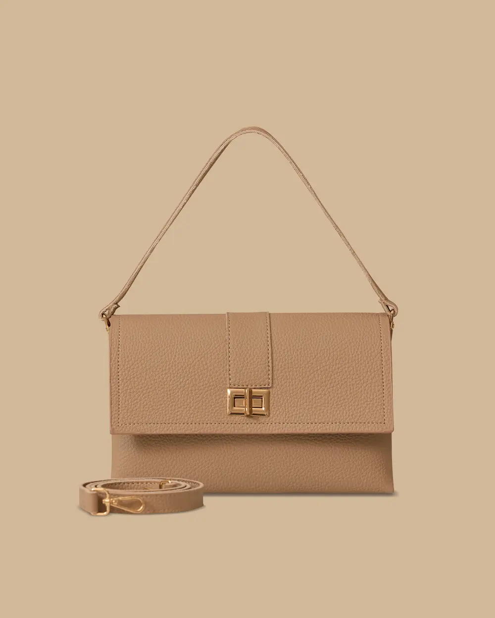 Gold Tokalı Omuz Çantası