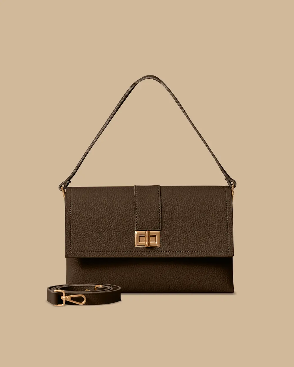 Gold Tokalı Omuz Çantası