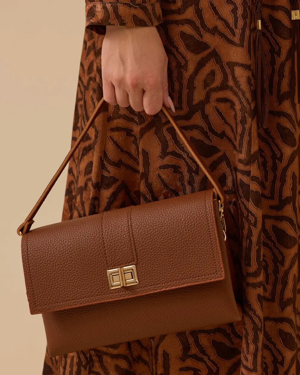 Gold Tokalı Omuz Çantası