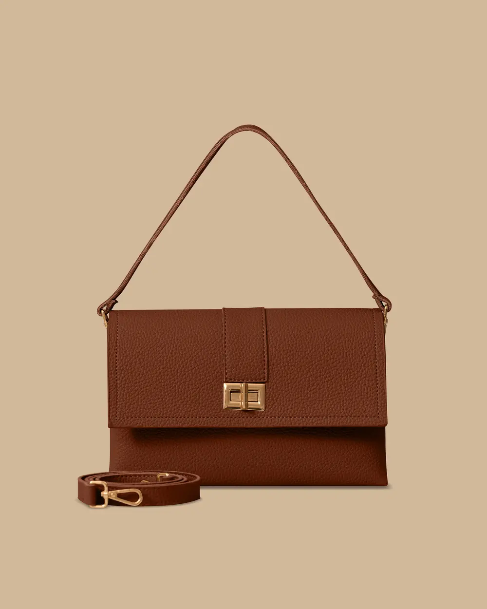 Gold Tokalı Omuz Çantası