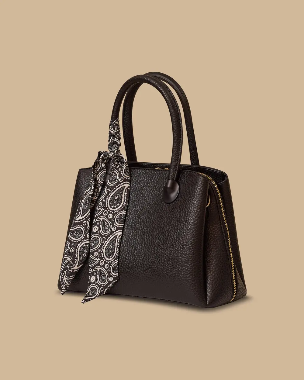 Fular Detaylı El Çantası