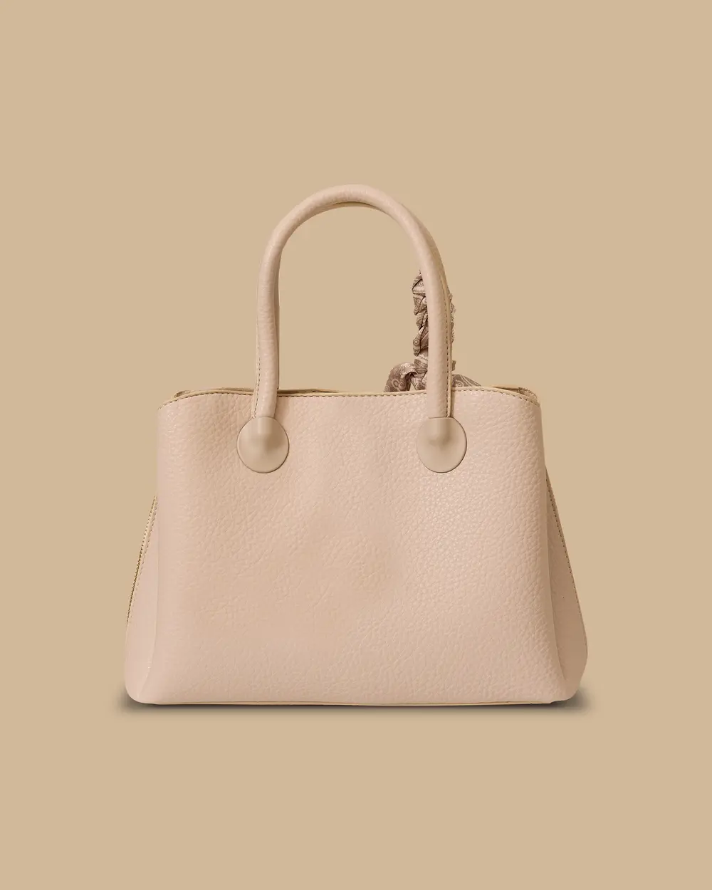 Fular Detaylı El Çantası