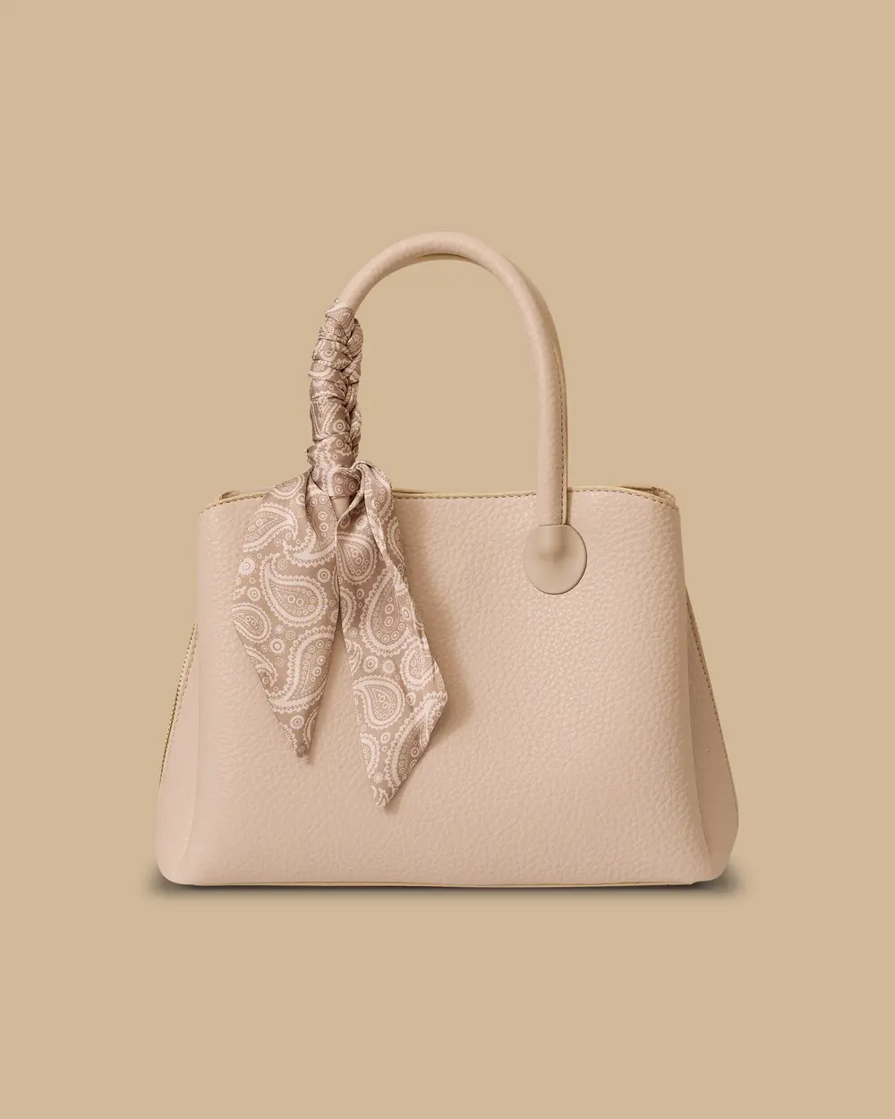 Fular Detaylı El Çantası