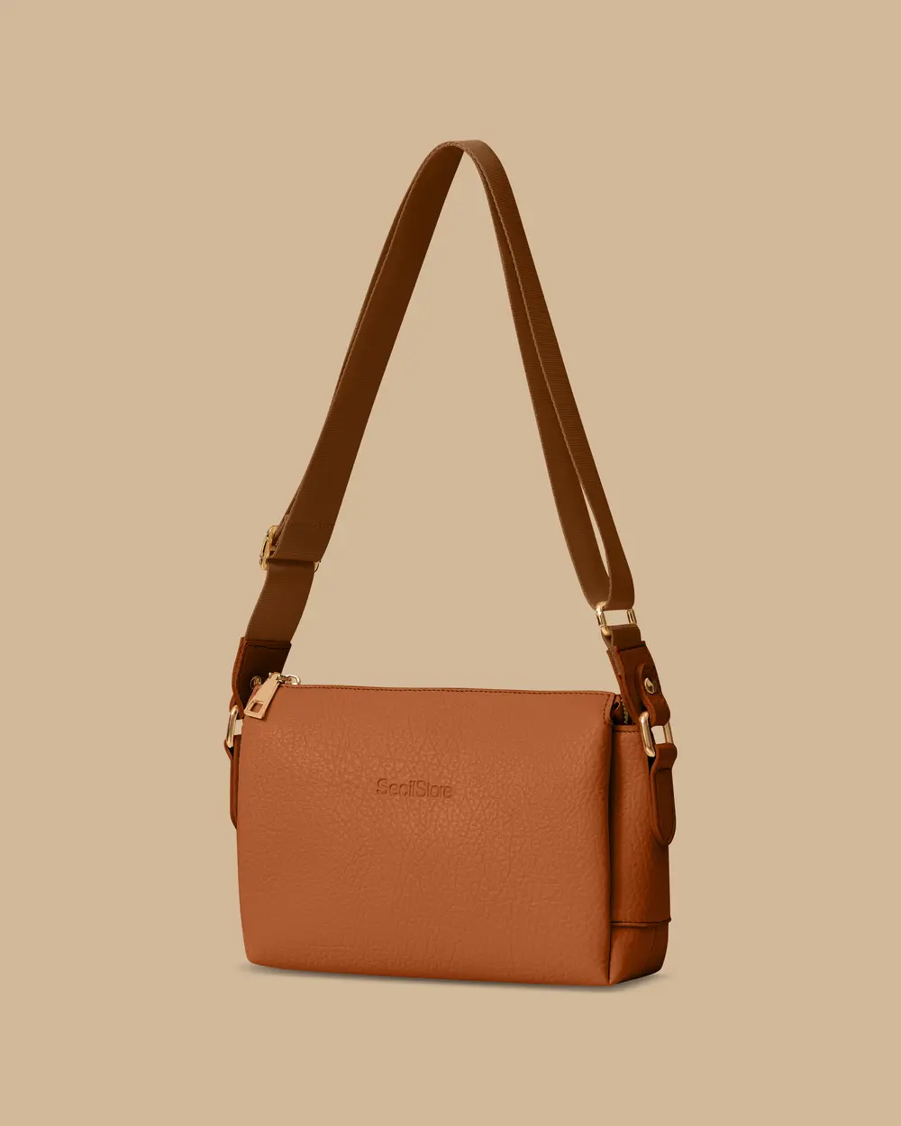 Fermuarlı Omuz Çantası