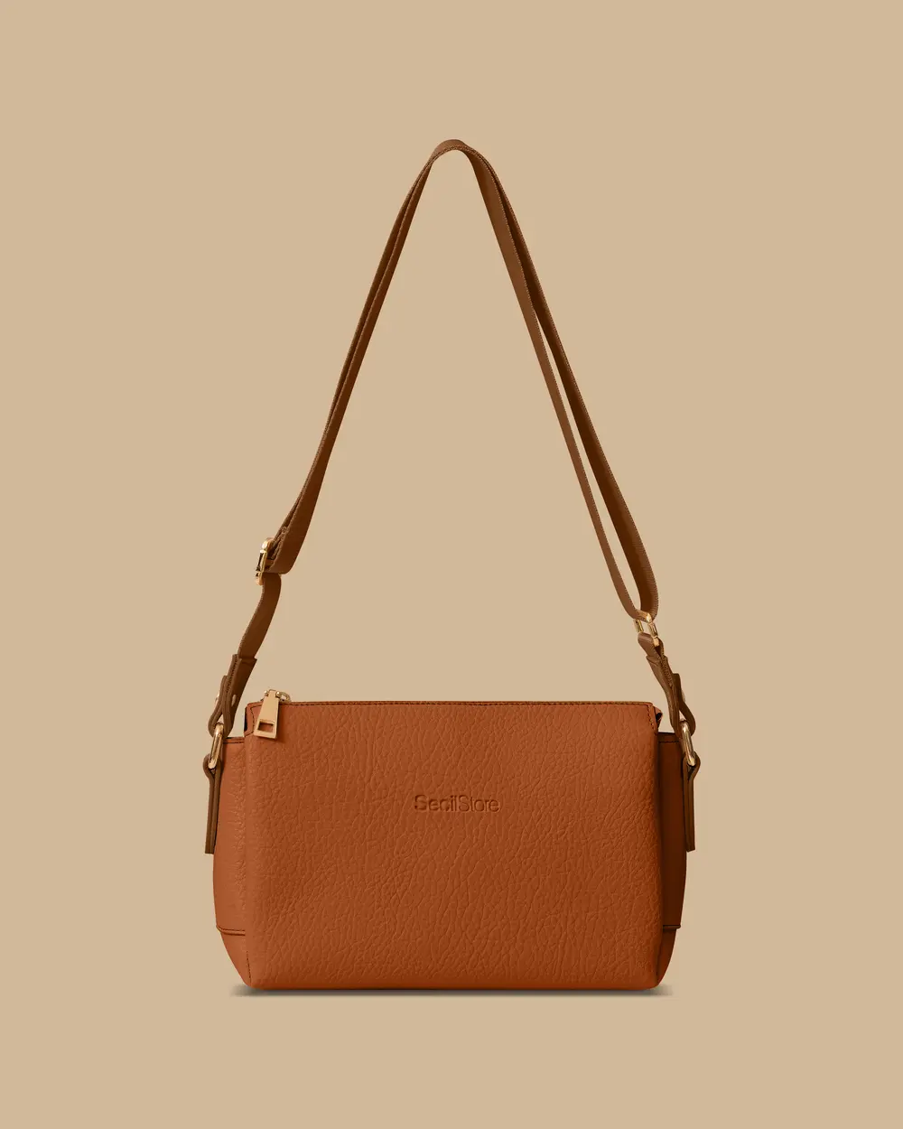 Fermuarlı Omuz Çantası