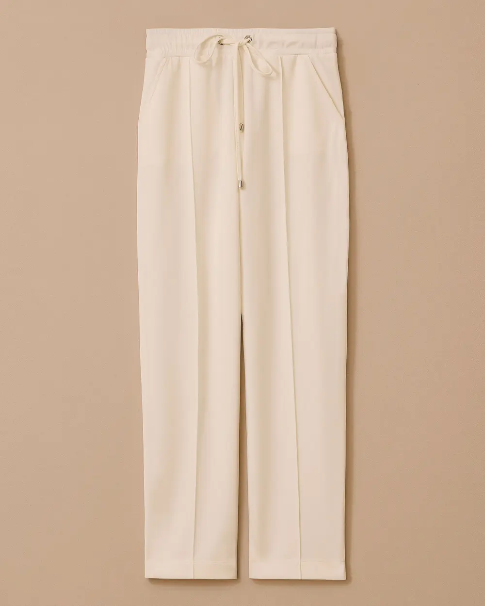 Ankle Length Pants with Lacing Detail Pockets