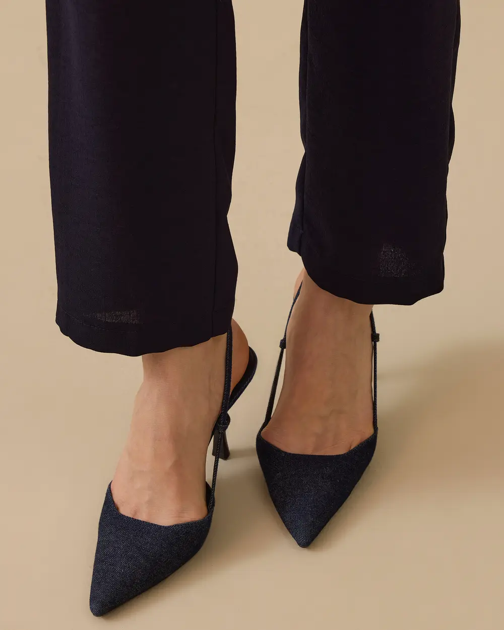 Yüksek Bel Dar Paça Klasik Pantolon