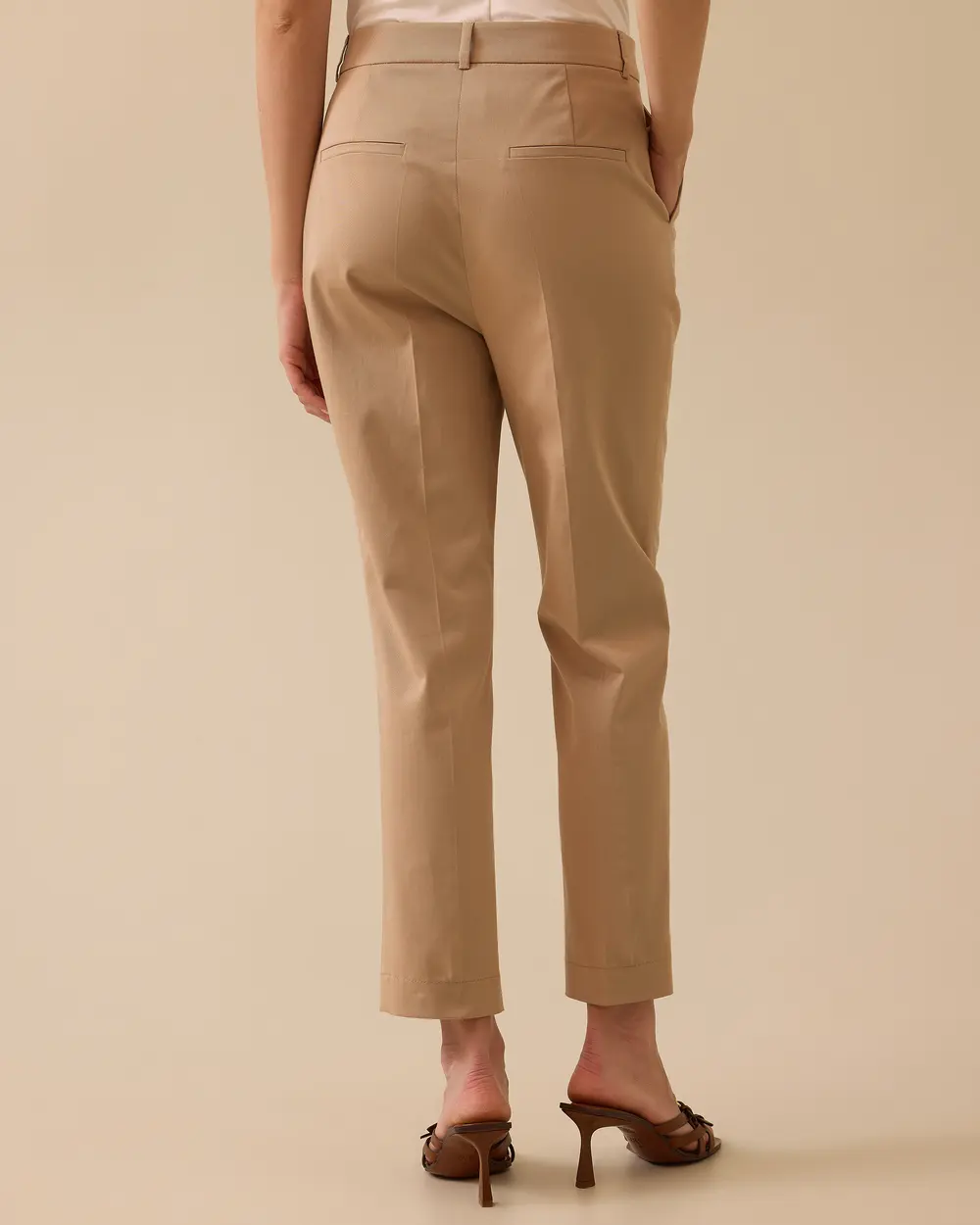 Cepli Düğmeli Bilek Boy Pantolon