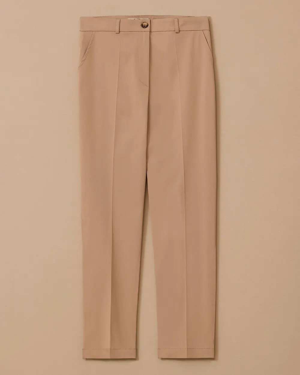 Cepli Düğmeli Bilek Boy Pantolon