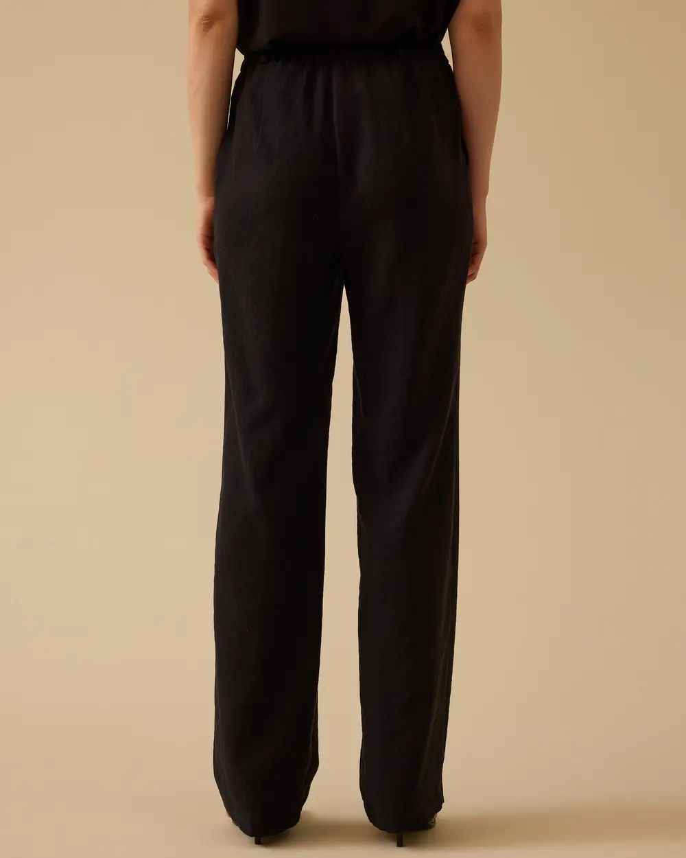 Wide Leg Linen Trousers