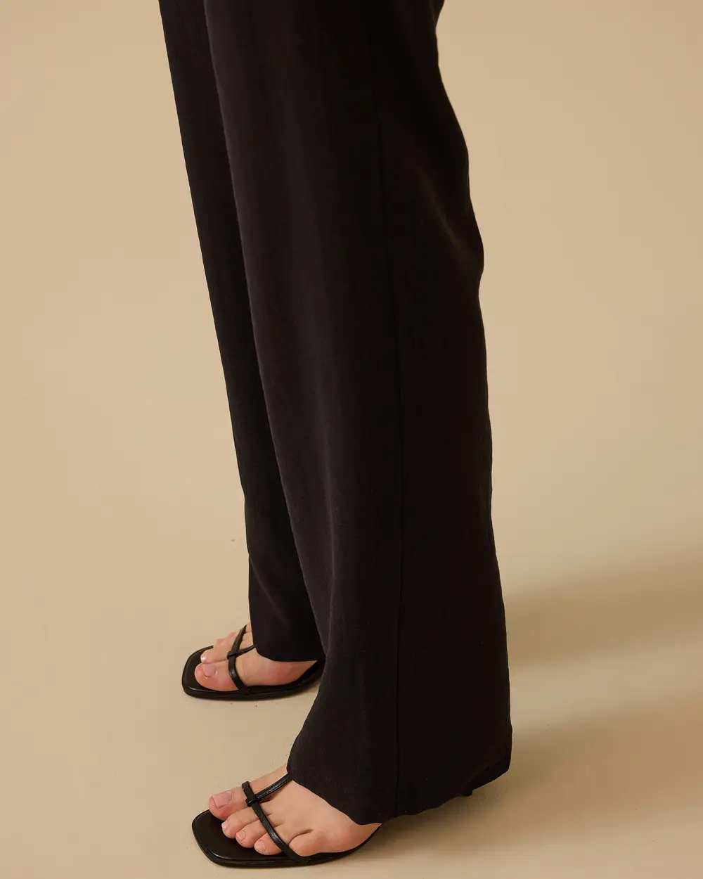 Wide Leg Linen Trousers